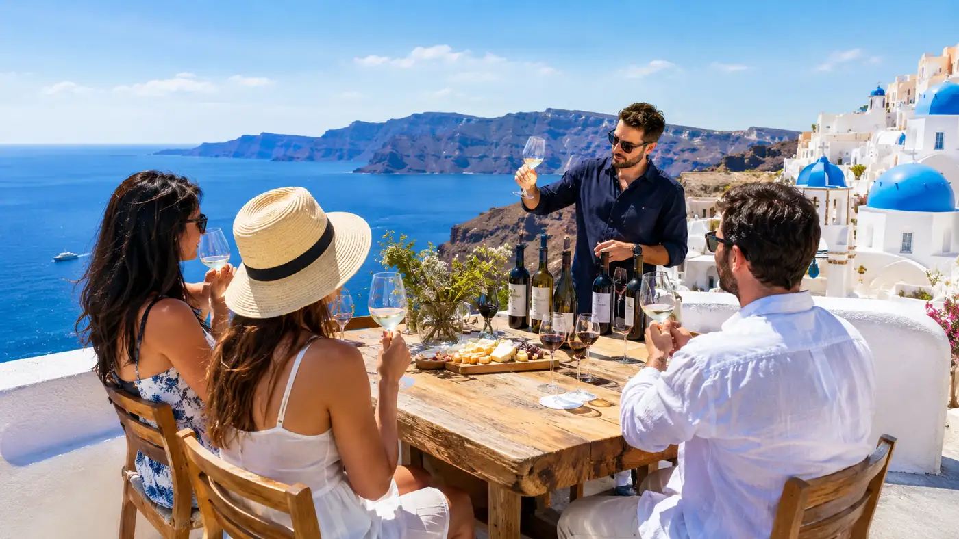 Beste Santorini-Weinproben und Touren